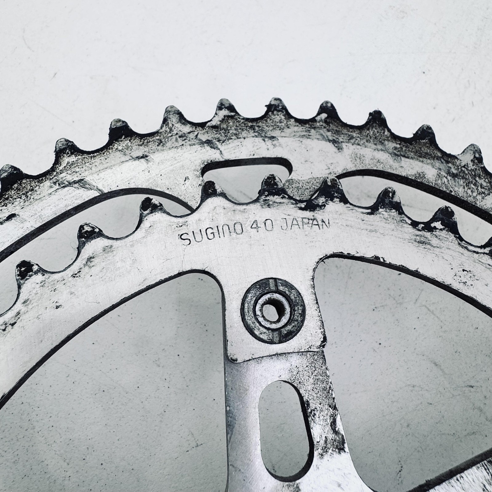 Vintage Sugino Super Maxy Right Crank 170mm Double 52/40T Silver Road Bike A93