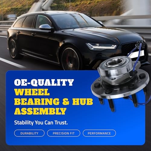 Front Wheel Bearing & Hub Assembly – Direct Replacement Unit – Rust