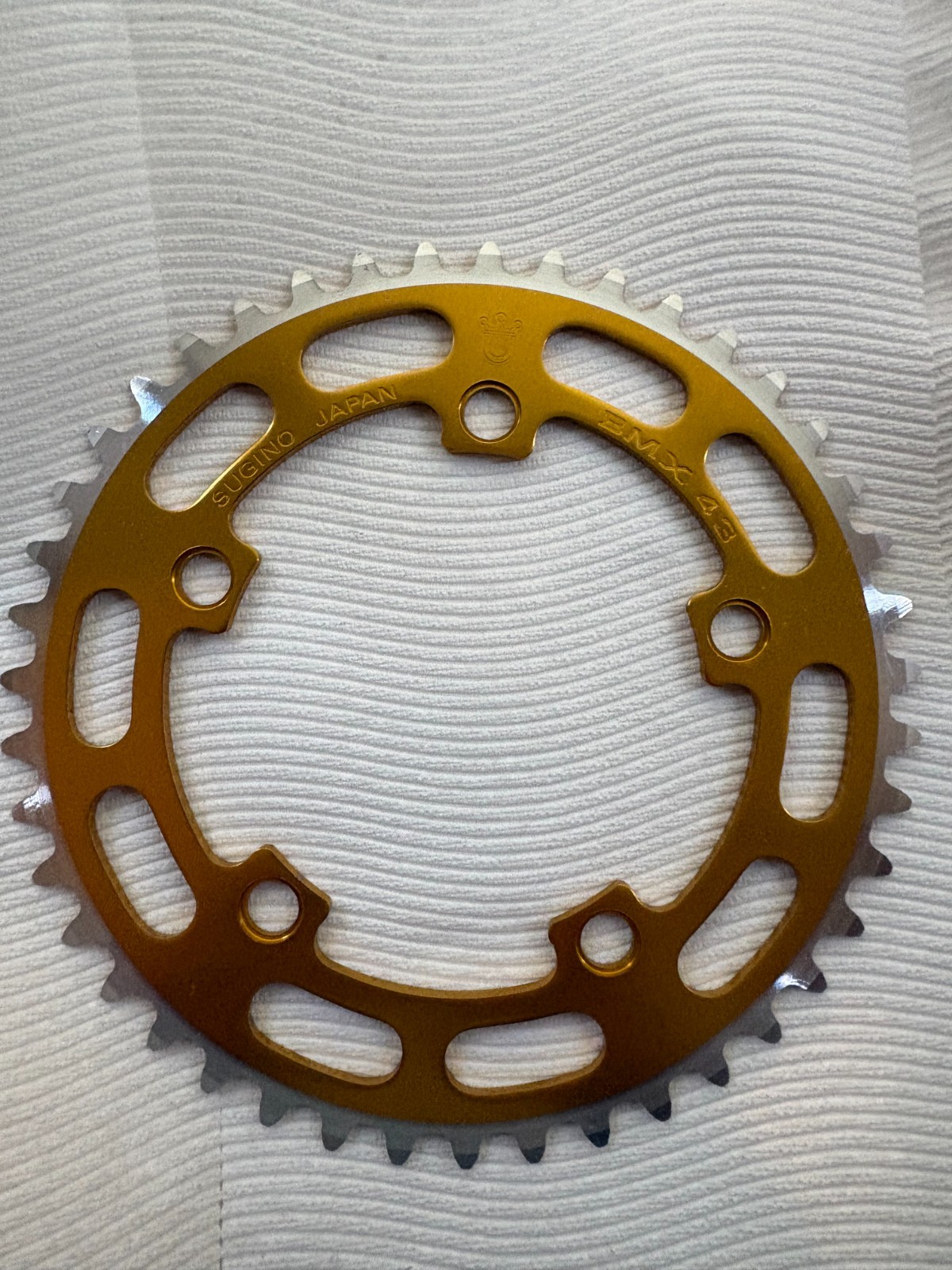 VINTAGE OLD SCHOOL BMX NOS SUGINO CHAINRING 43 TOOTH