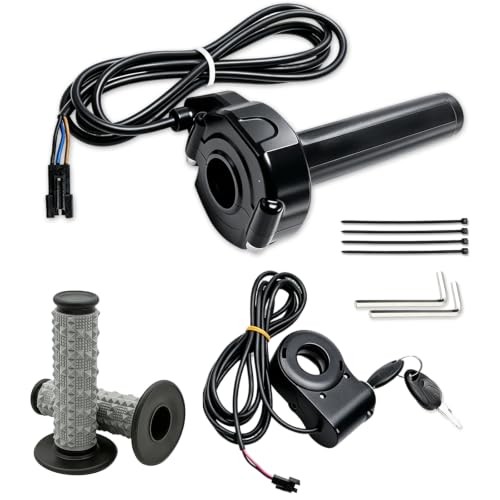 Full Twist Throttle with Key Ignition, Compatible with Ridstar Q20 Electric