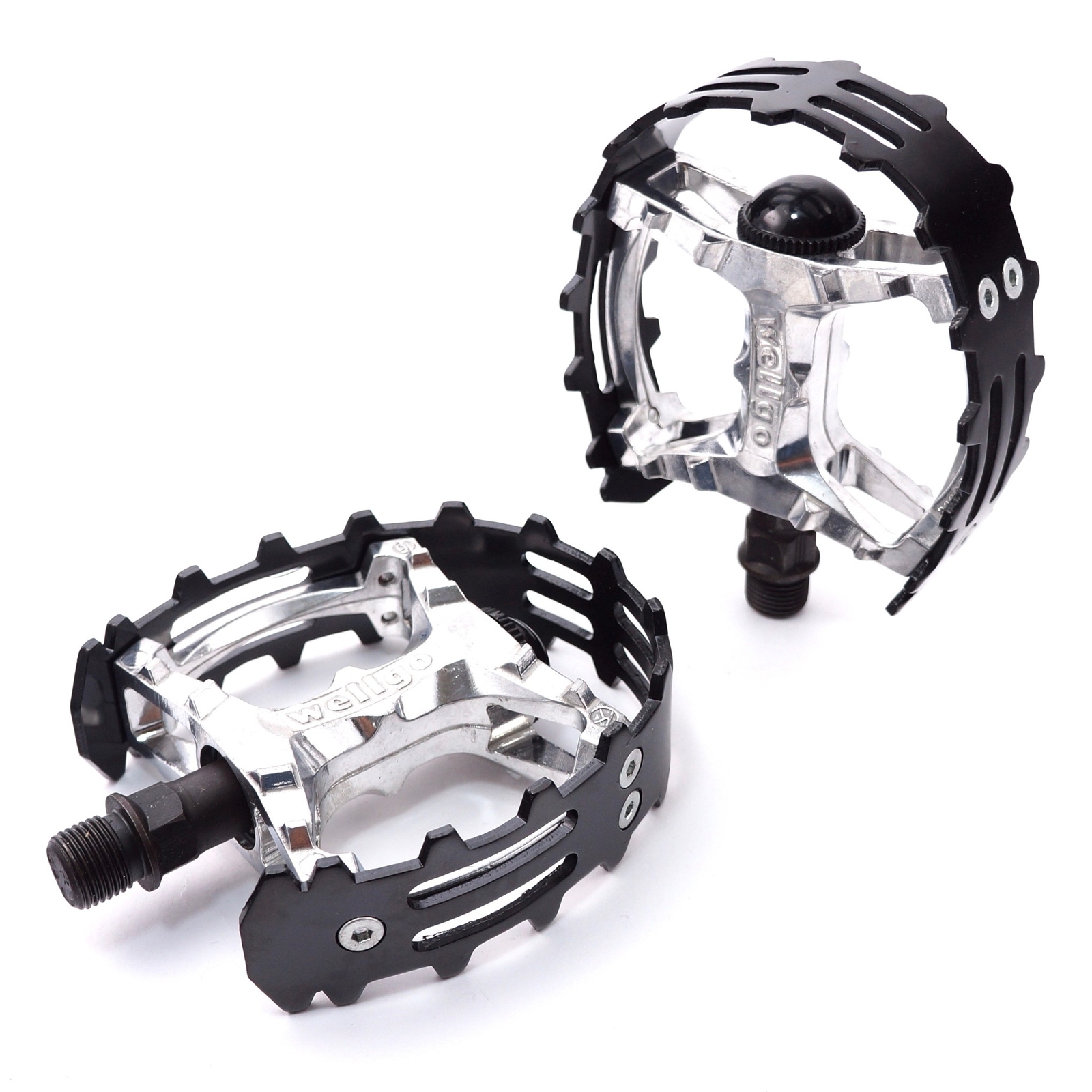 Wellgo BMX MTB XC-II bear trap Bicycle Bike pedals 1/2″ Old school Vintage Bike