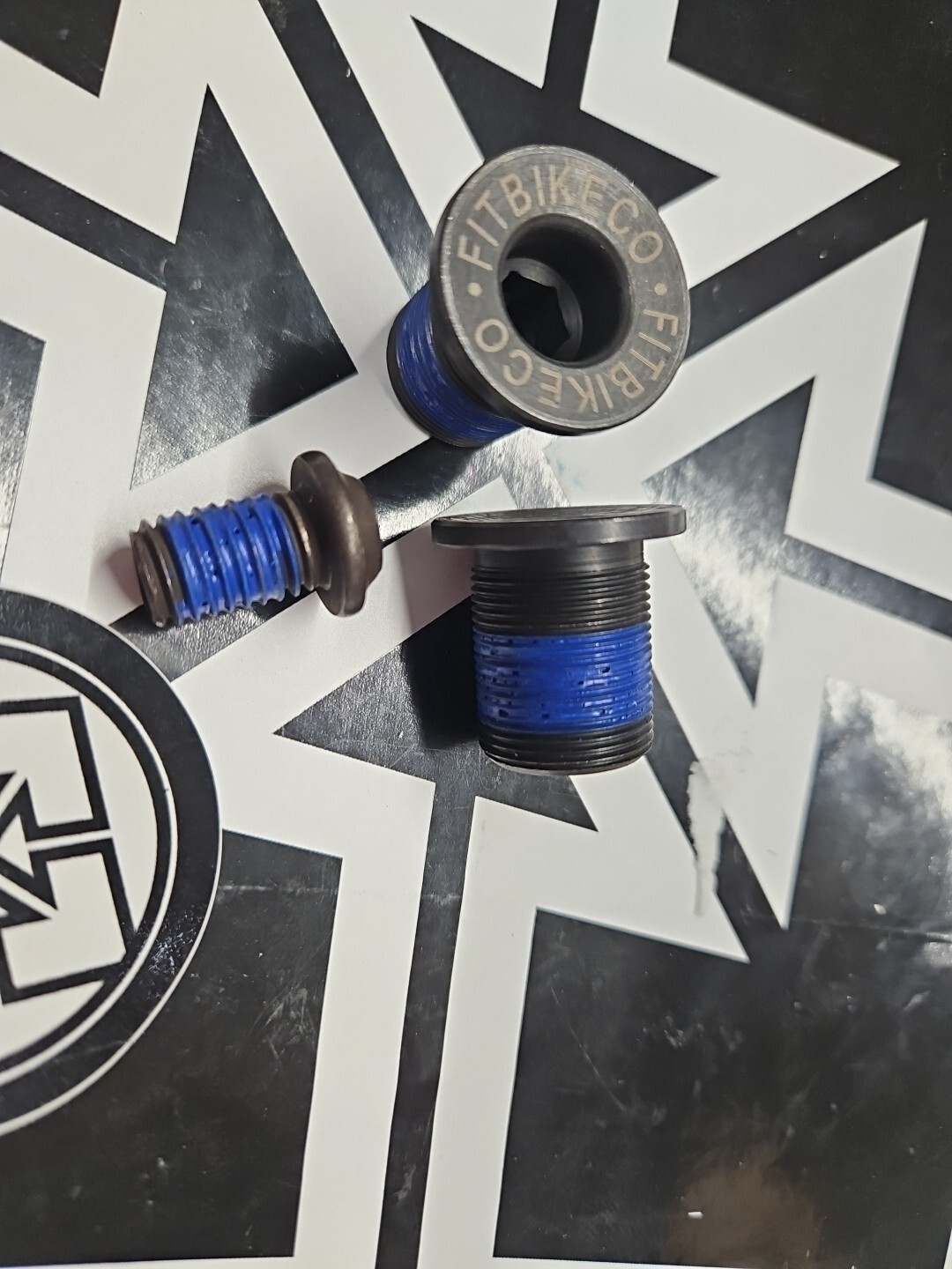 FIT 24MM BLUNT CRANK BOLTS BMX BIKE 24mm SPINDLE & SPROCKET BOLTS S&M CULT NEW