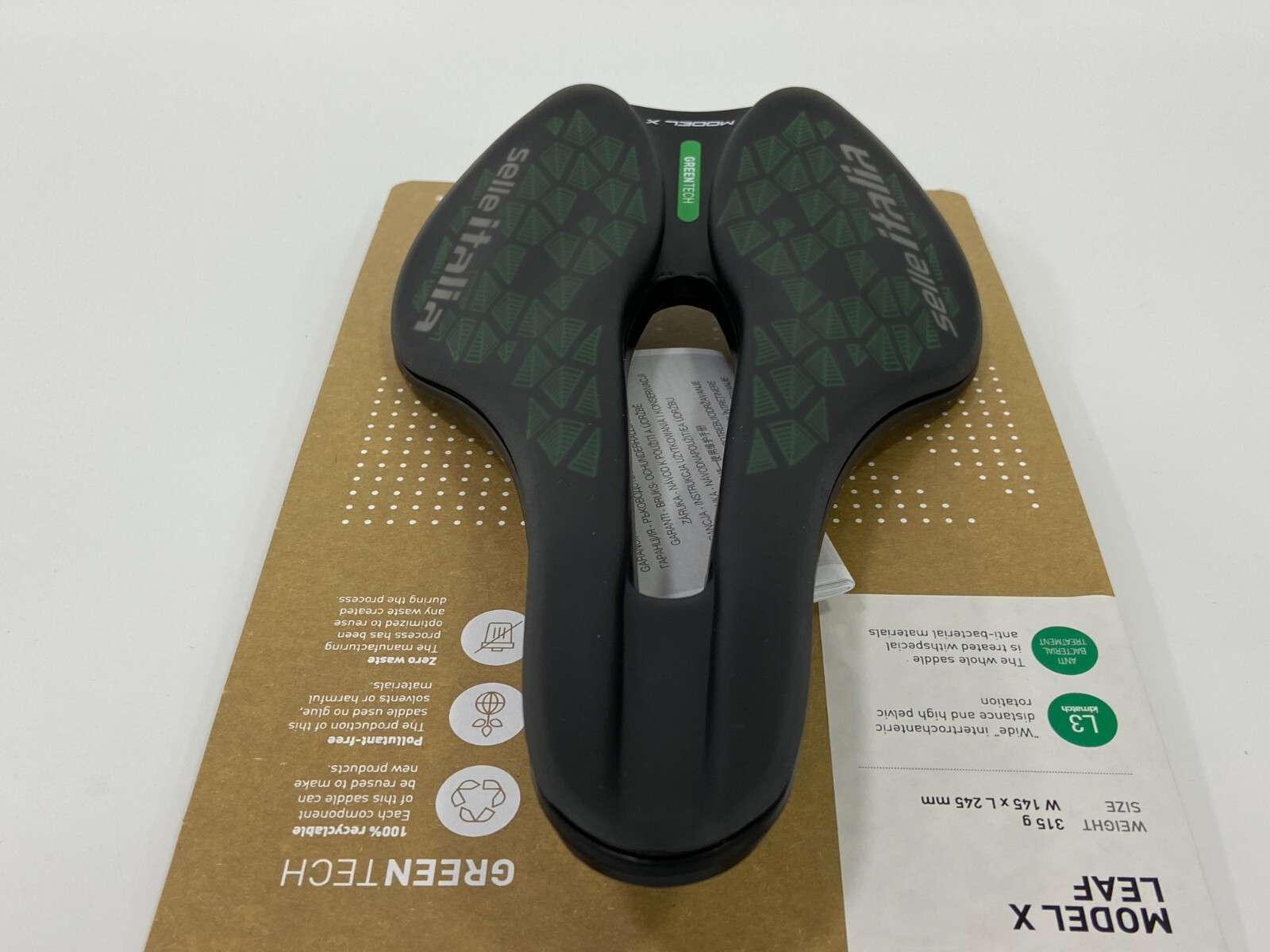 Selle Italia Model X Leaf Superflow L3 145x245mm Fec Alloy Rail Saddle