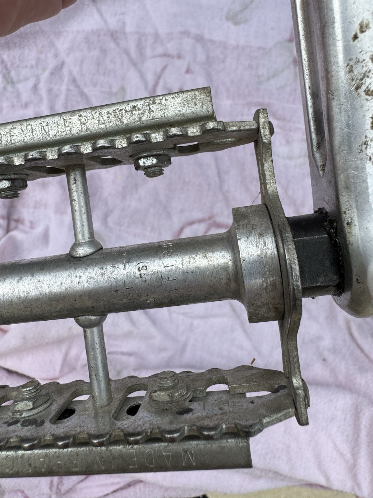 Nervar Crankset Square Taper 170 54/40 50.4 BCD Schwinn Vintage Bicycle Touring