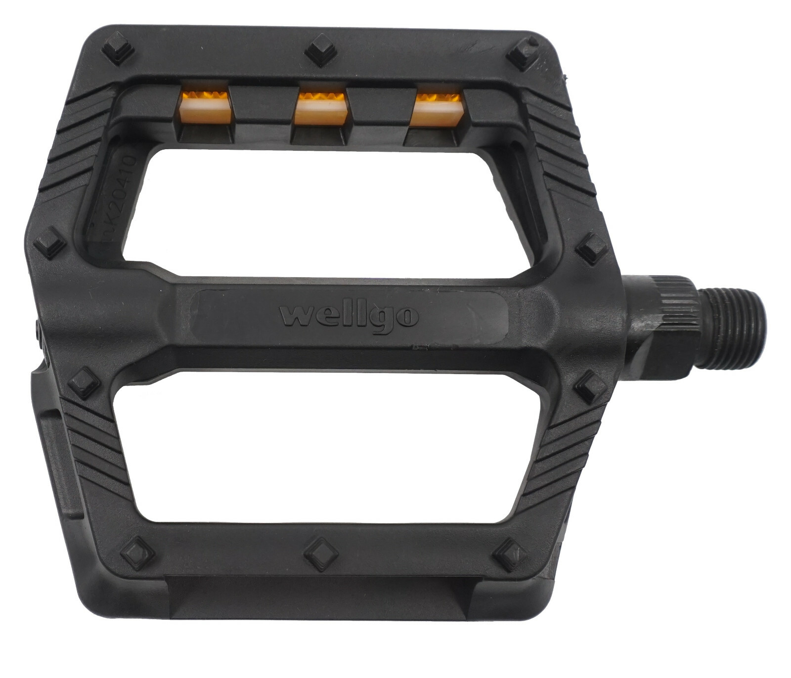 Wellgo B239DU Resin Platform Pedals 9/16″ Black Mountain Bike BMX Composite flat