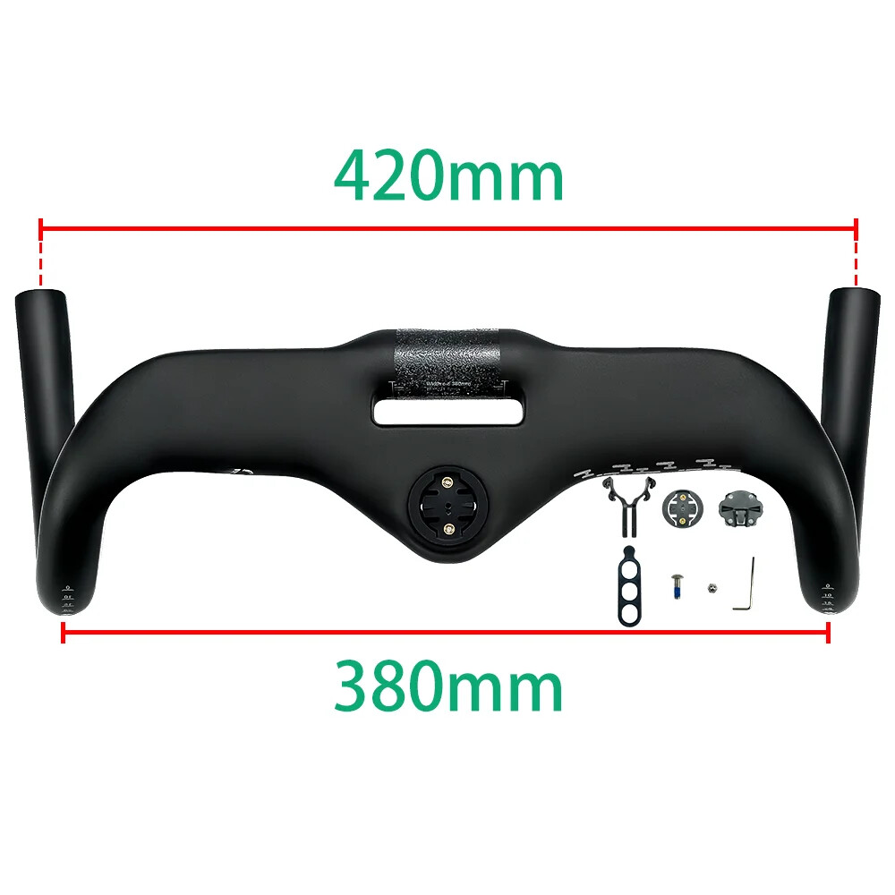 Carbon Track Bike Handlebar Full Internal Cable Routing Road Bicycle Handlebars