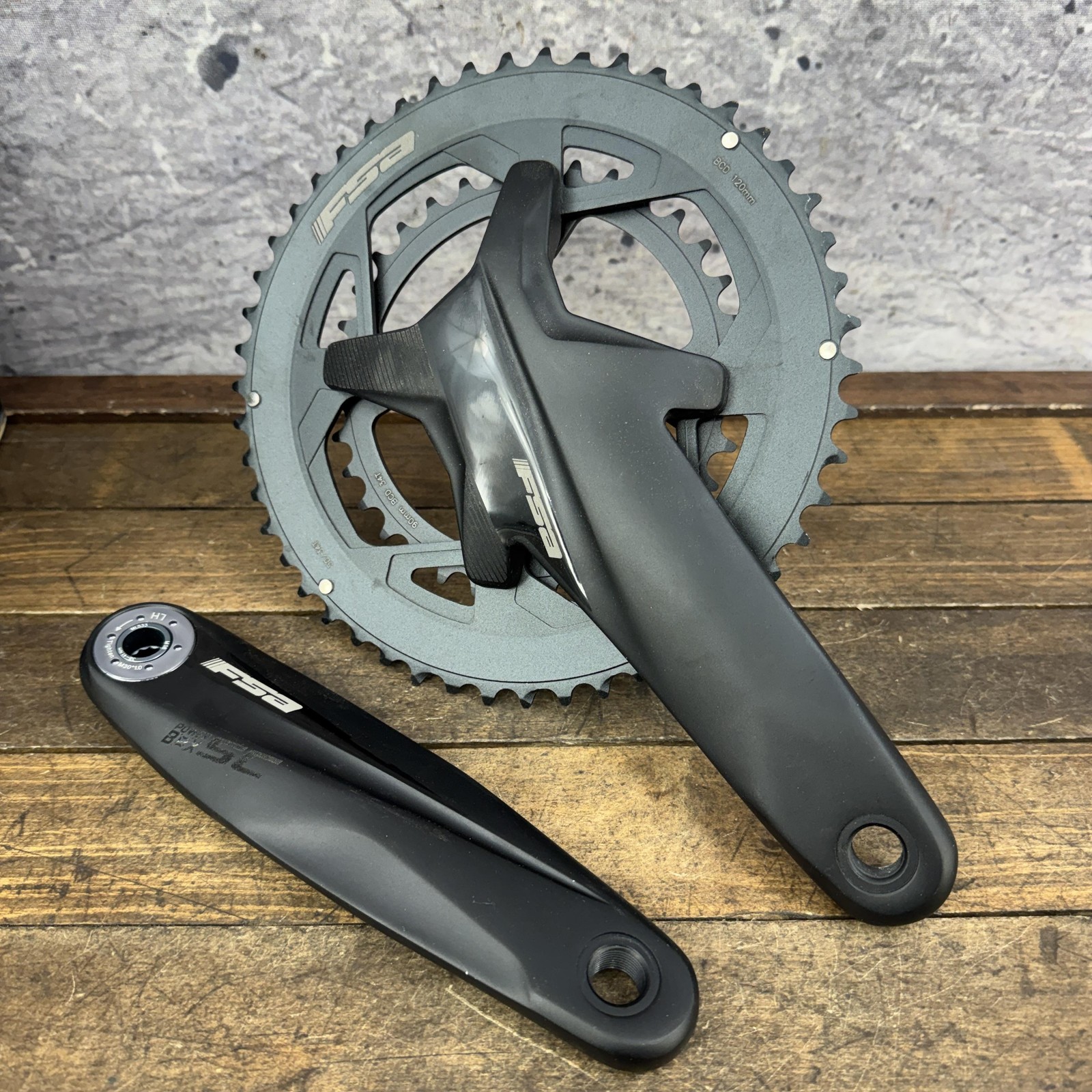 FSA PowerBox SC Gossamer Pro Power Meter Crankset 170mm 50/34T 386EVO Road Black