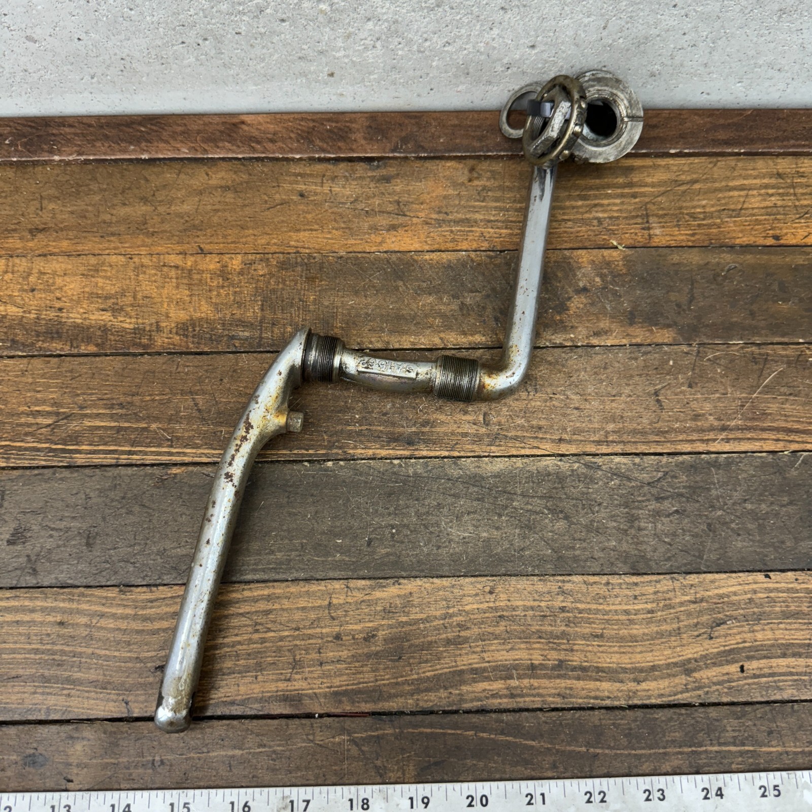 Vintage Schwinn Crank Set 62 Stamp 1pc OPC 165 mm 1/2 in Cranks SA16 Stingray
