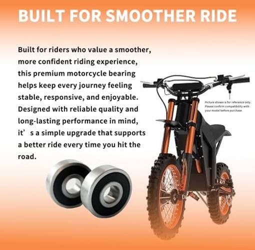 Wheel Bearing Kit Compatible with Tuttio Soleil01 Ebike Wheel-6301RS
