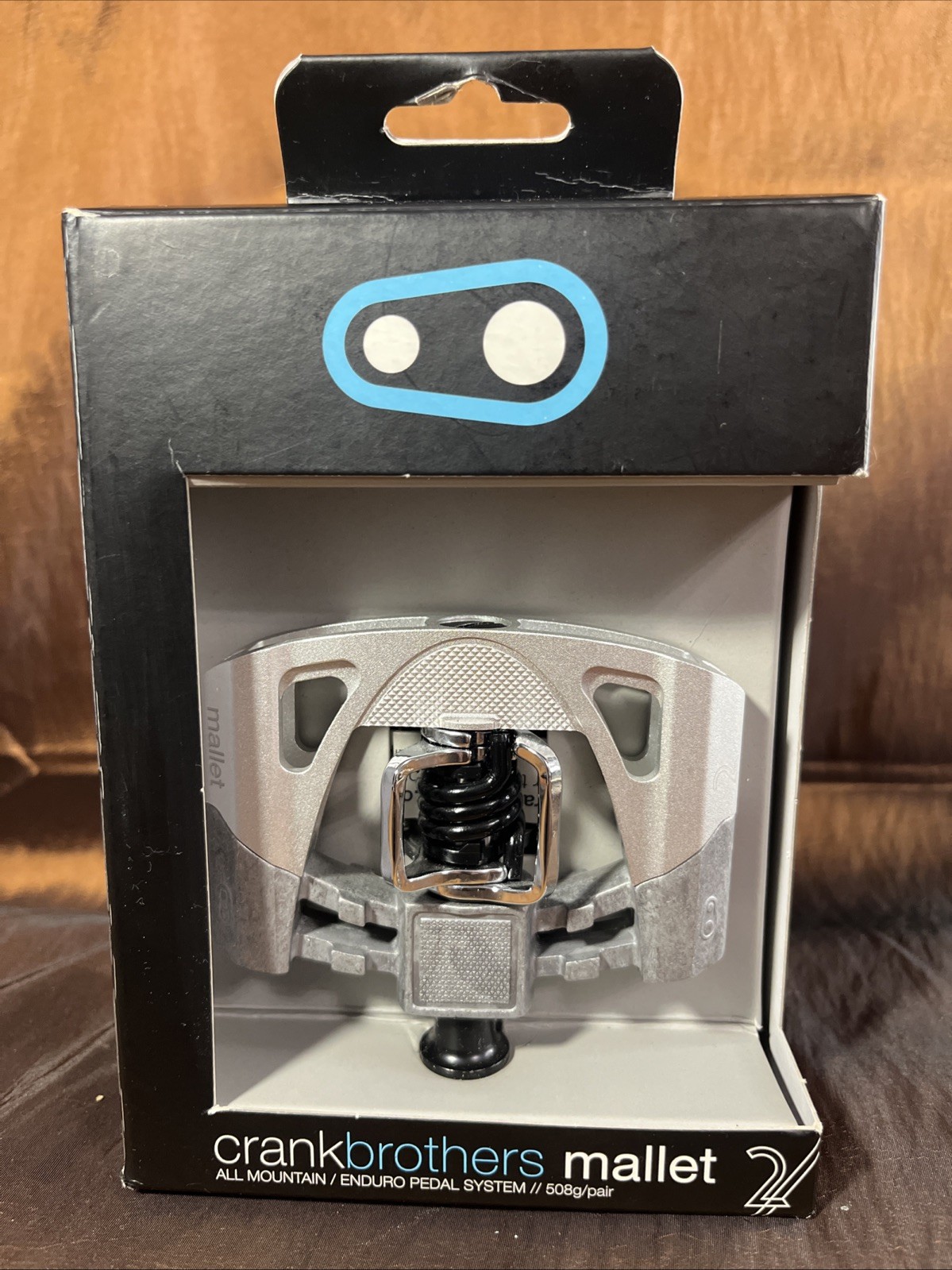Crankbrothers Mallet 2 Clipless Platform MTB Bike Pedals – Raw/Silver