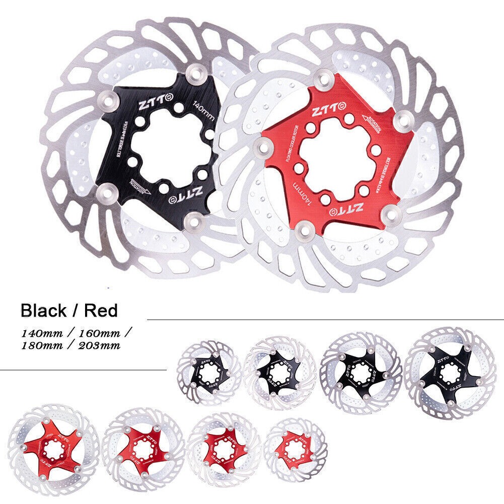 203/180/160/140mm ZTTO Bike Brake Disc Cool Floating Rotor MTB Gravel Road Bike