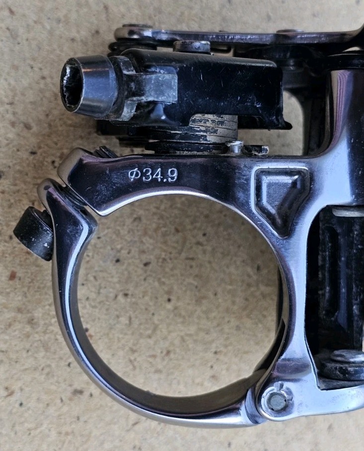 Shimano XTR FD-M960 Front Derailleur Clamp-On Dual Pull 9-Speed Triple 34.9