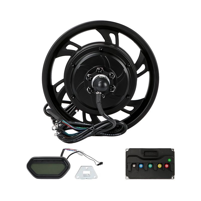 LUNYEE 72V 12 Inch 4000W Hub Motor Electric Hub Motor Brushless Gearless Kit