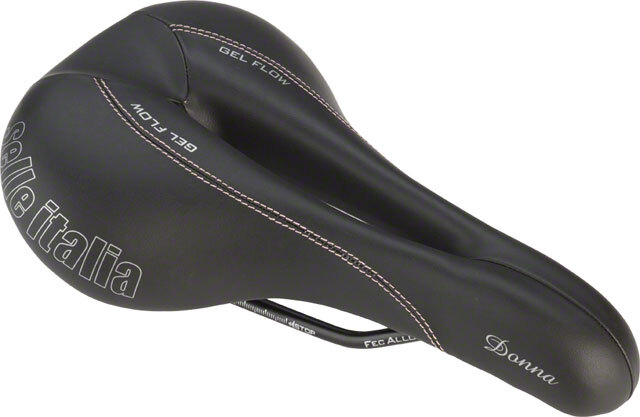 Selle Italia Donna Gel Flow Saddle – Manganese, Black, Women’s