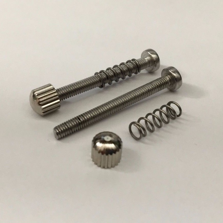 Dropout adjuster set screws w/ springs SHORT 30mm NEW pair vintage restoration