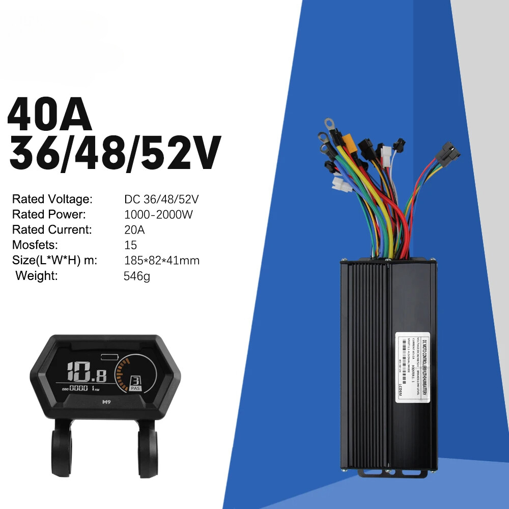 36/48/52V 40A 1000W-2000W 3 Mode Controller Electric Scooter with Display