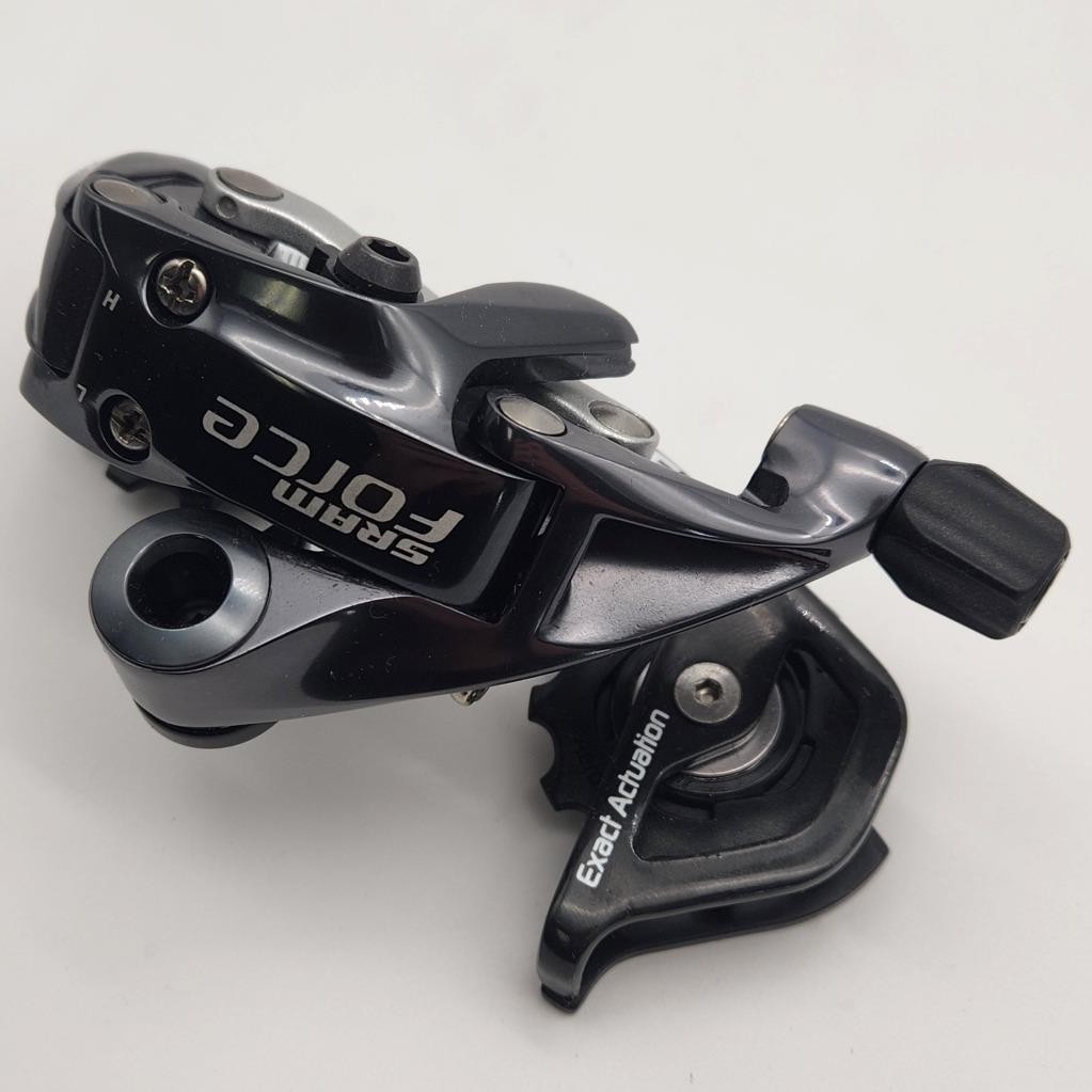 SRAM Force WiFli Medium Cage 10-Speed Rear Bicycle Derailleur Black/Silver