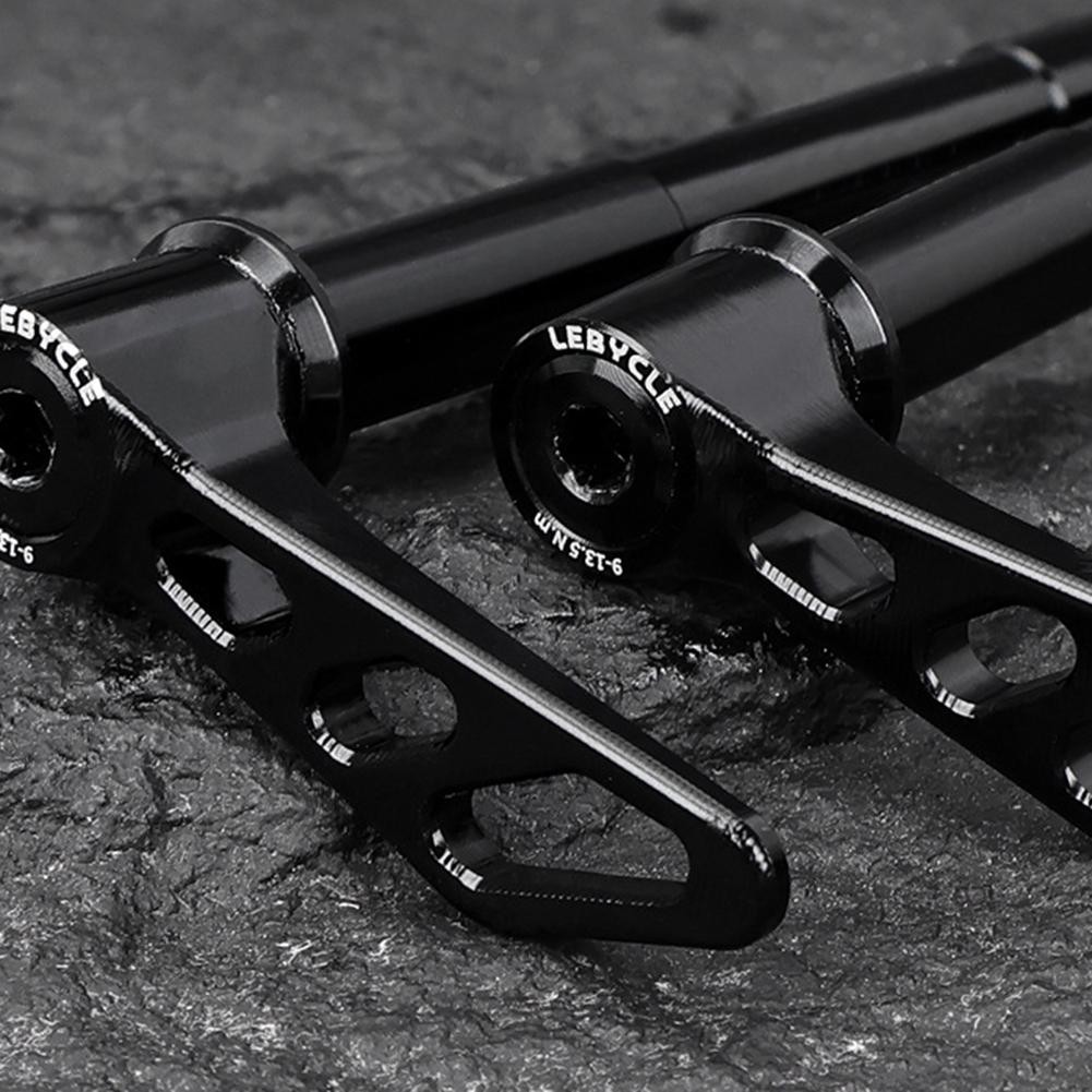 Bicycle Component Innovation Mountain Bike Through Axles in Black Color