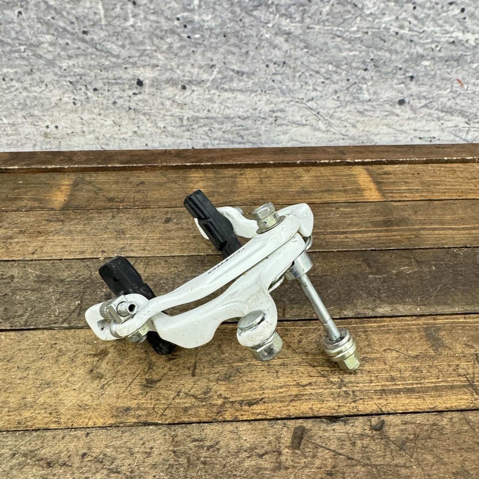 Tektro 984A BMX Brake Caliper FRONT White Side Pull 205g Aluminum BMX Bike