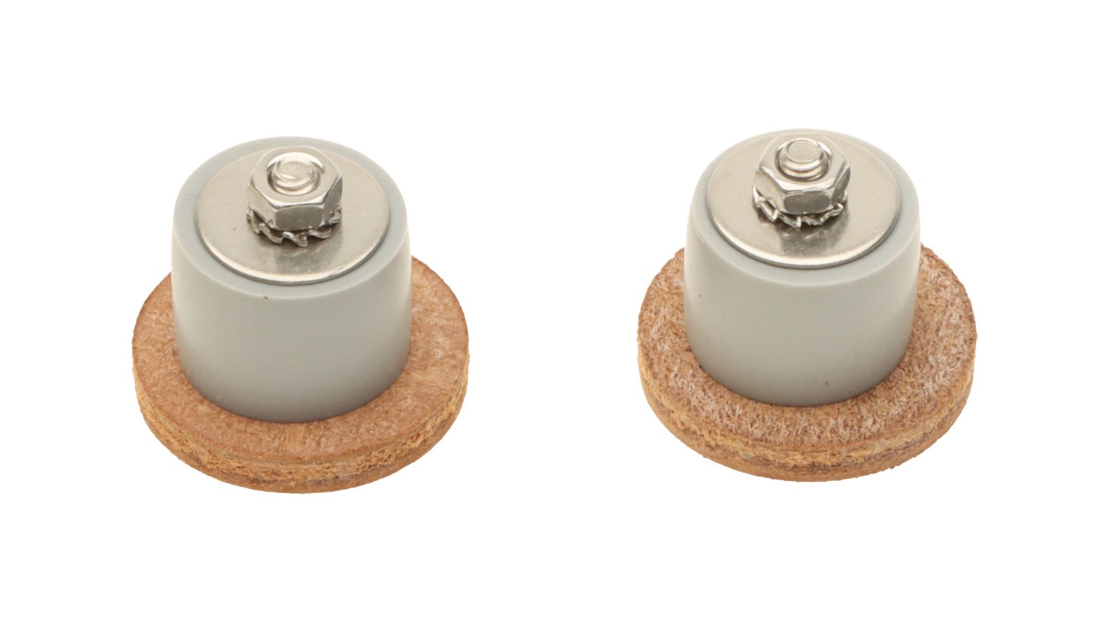 Gilles Berthoud MTB Handlebar End Plugs PAIR Brown Leather NEW NOS NIB