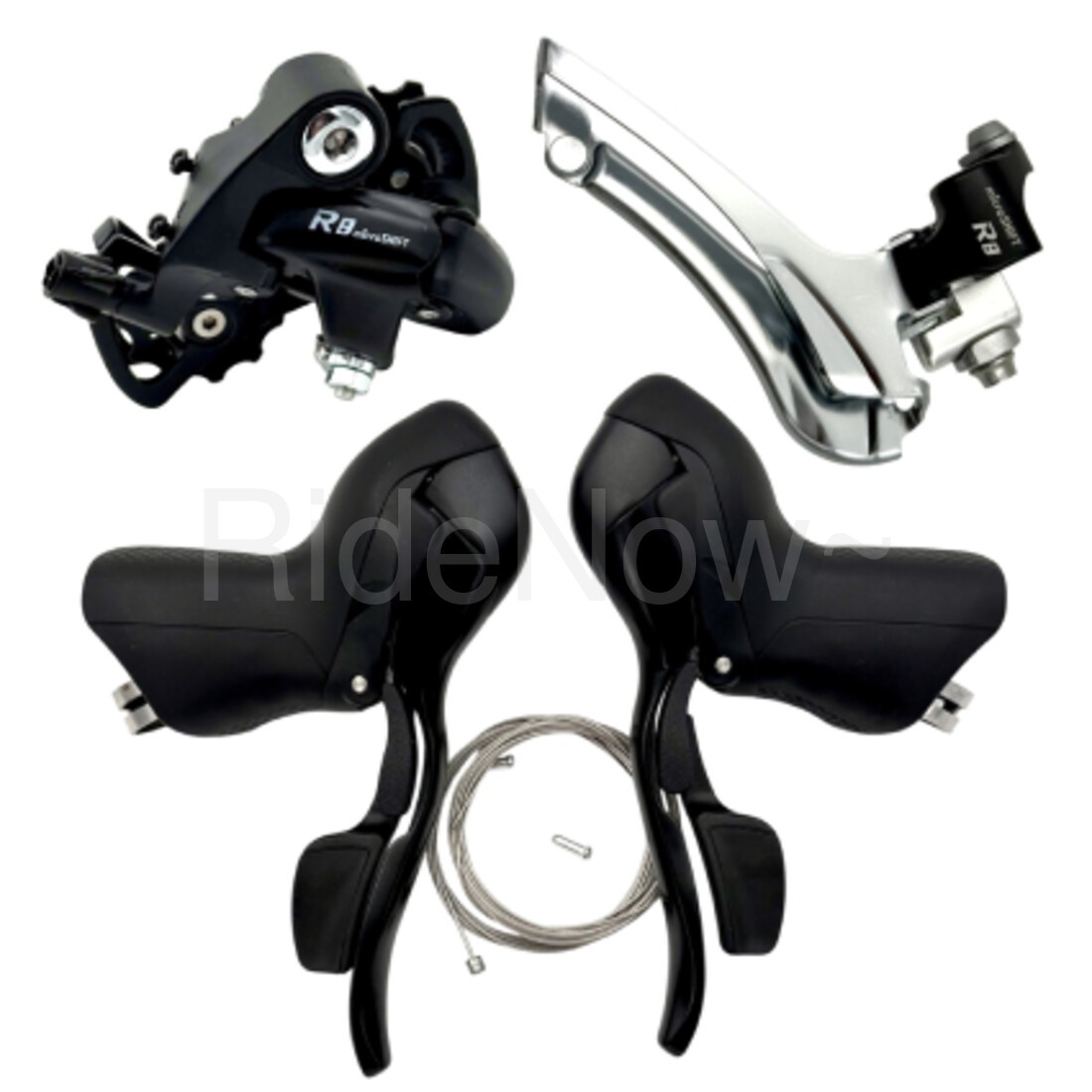 microSHIFT R8 Road Bike Groupset 2×8 Speed Shifter Front Rear Derailleur Set