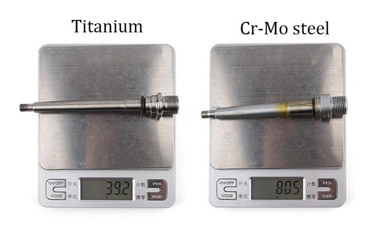 Aluminum Titanum axle Road MTB Mountain Bike Bicycle Pedal 3 Bearing Flat Pedals