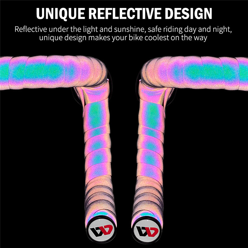 WEST BIKING Reflective Road Bike Bicycle Handlebar Tape Cycling Bar Tape a Pair