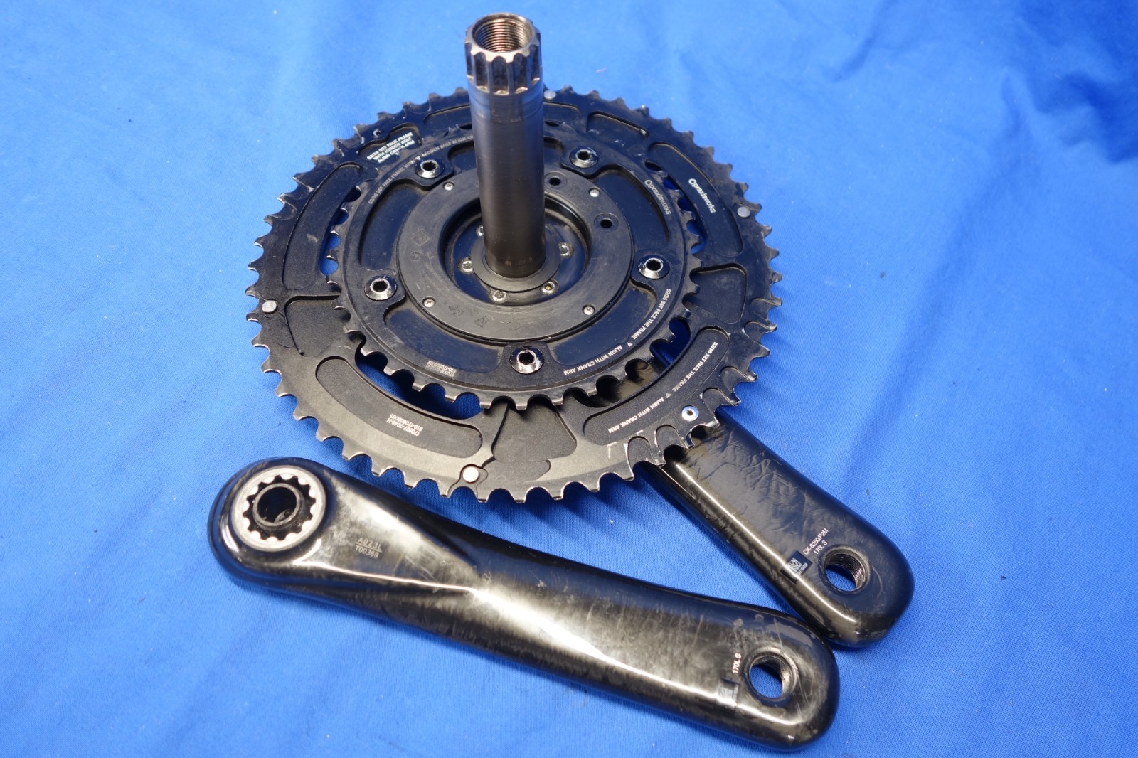 FSA K-Force Light Carbon Road Bike Crankset, 52/36t, 170mm Power2Max Power Meter