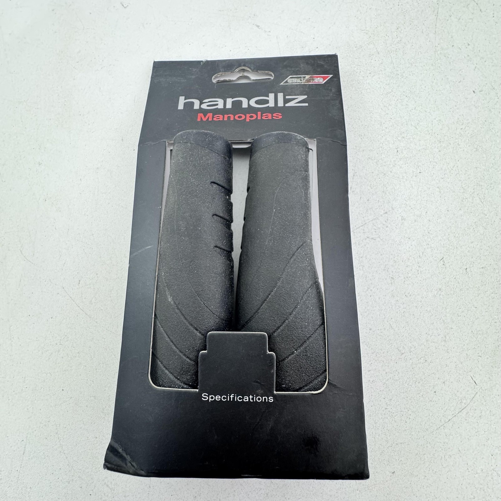 Endzone Handlz Ergo Bicycle Handlebar Grips Clamp Black NOS A59