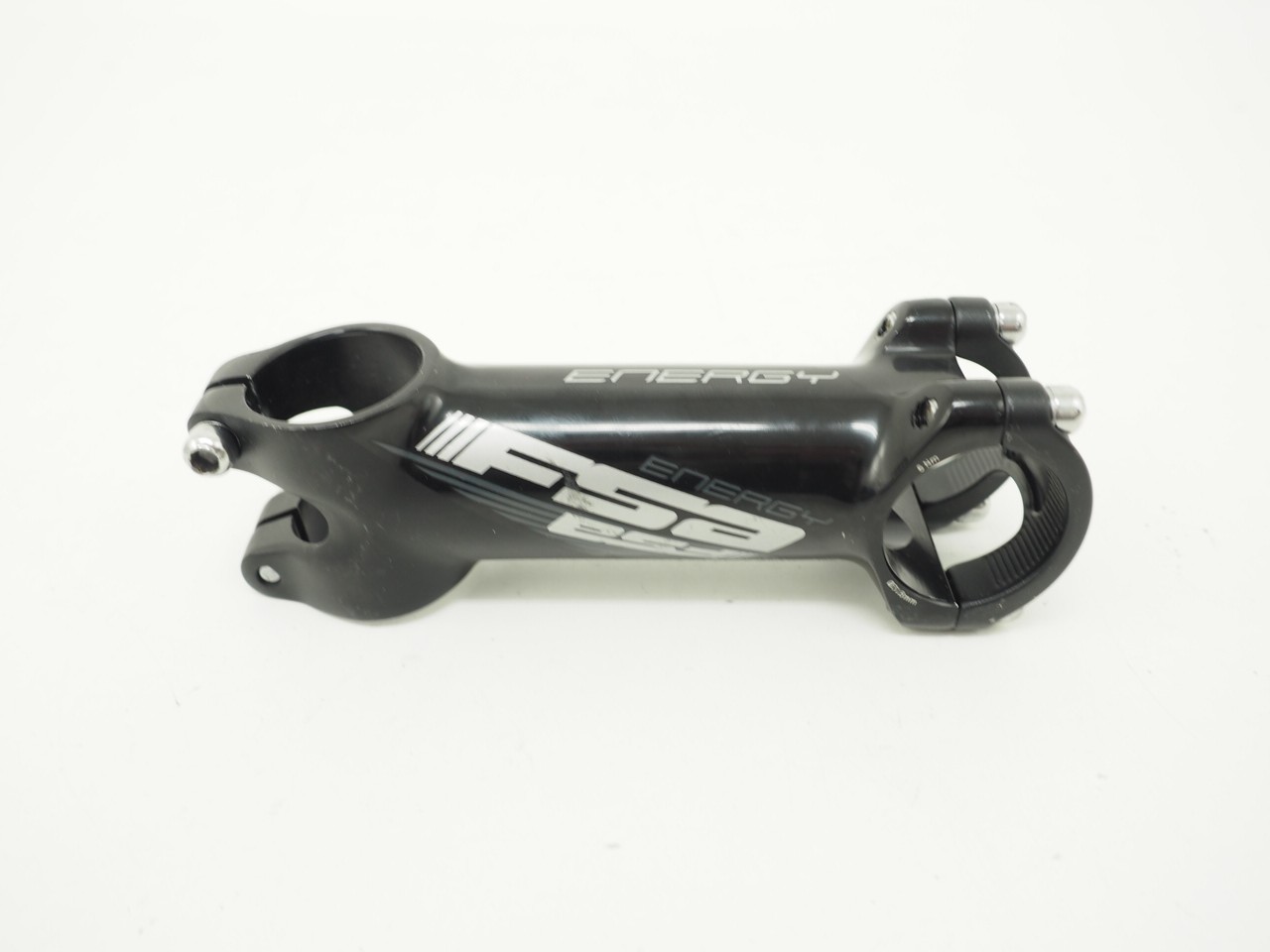 FSA Energy Road Bicycle Stem 100mm x 31.8mm x +/-6° x 1-1/8″ Black / Silver *NOS