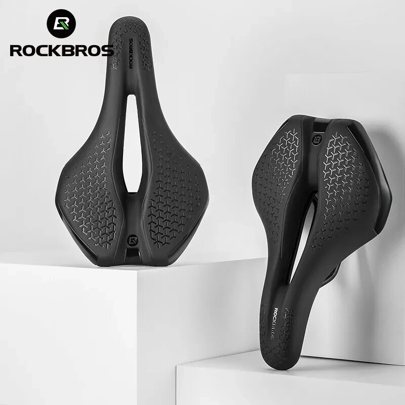 New ROCKBROS Saddle Breathable Hollow MTB Road Bike Lightweight Seat Cushion