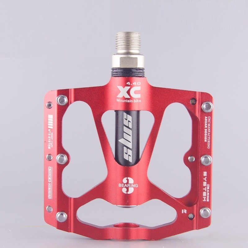 MTB Bicycle Flat Pedals Mountain Bike Non-slip Pedal Aluminum Sealed 3 Bearing