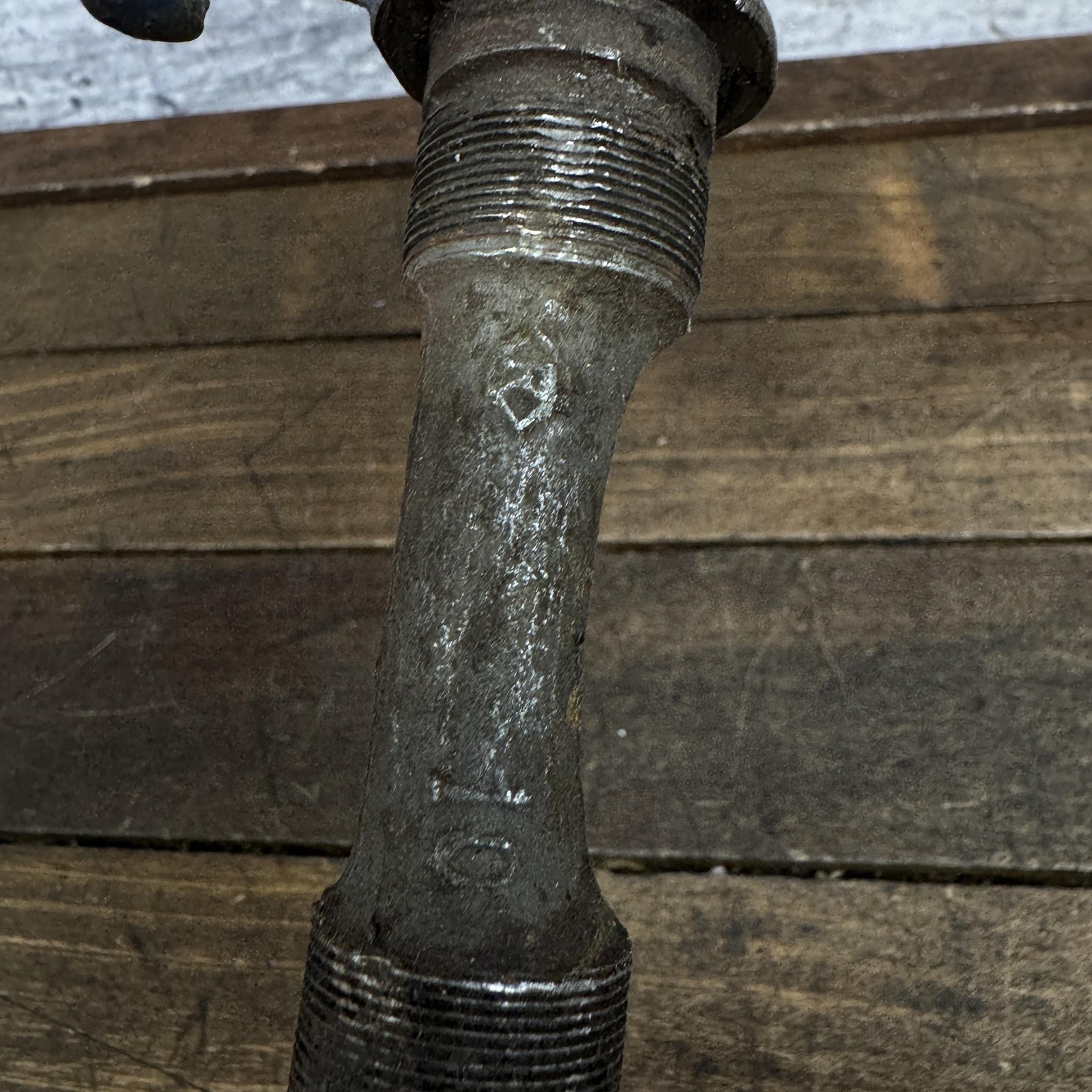 Vintage Dogleg Crank 41 36 Rough Threads Cruiser Bike Prewar Repair