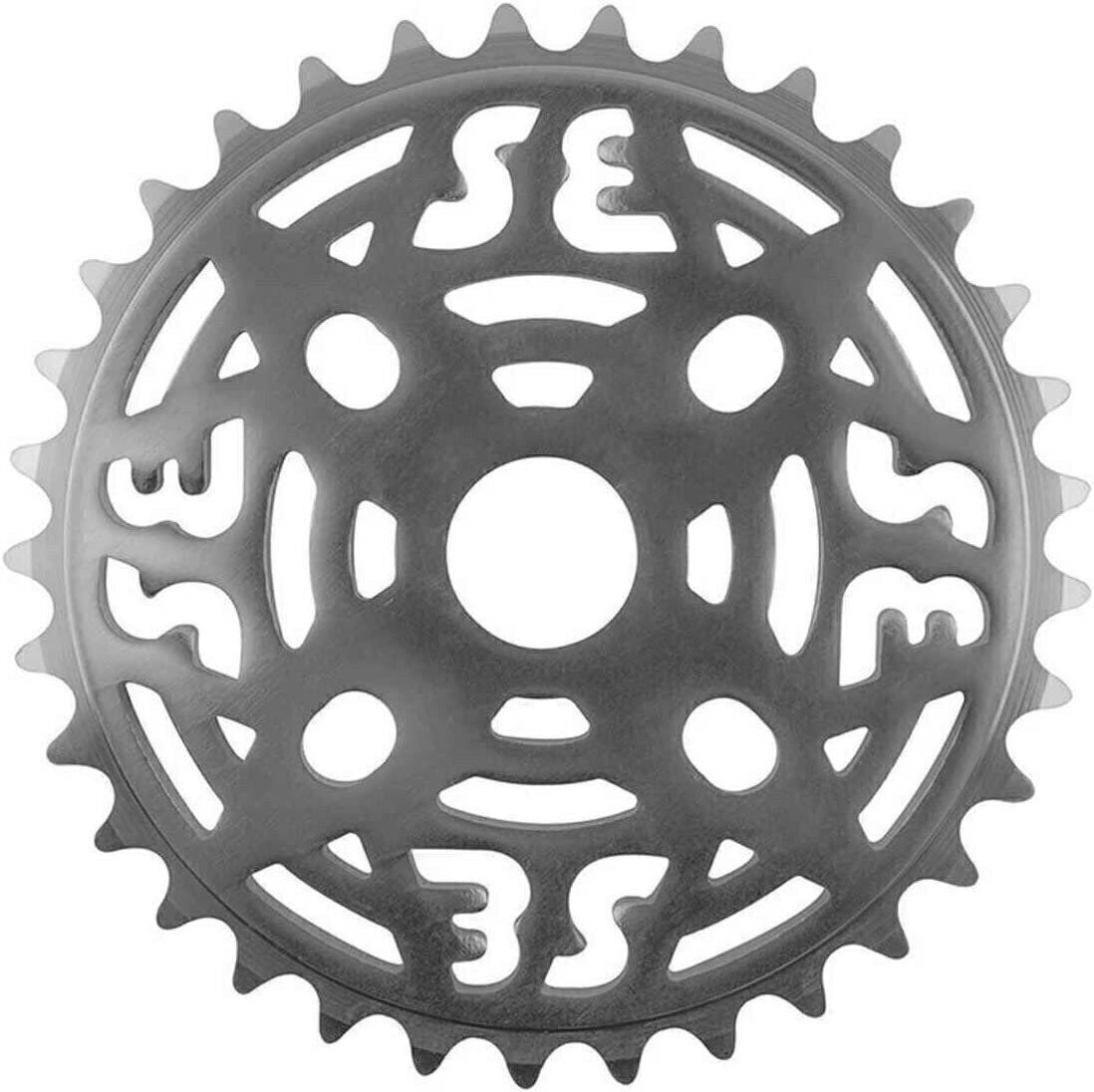 SE Bikes One Piece Silver Alloy Chainring 33T 1/8