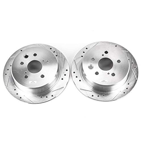 Power Stop JBR1151XPR Rear Evolution Drilled & Slotted Rotor Pair For Lexus