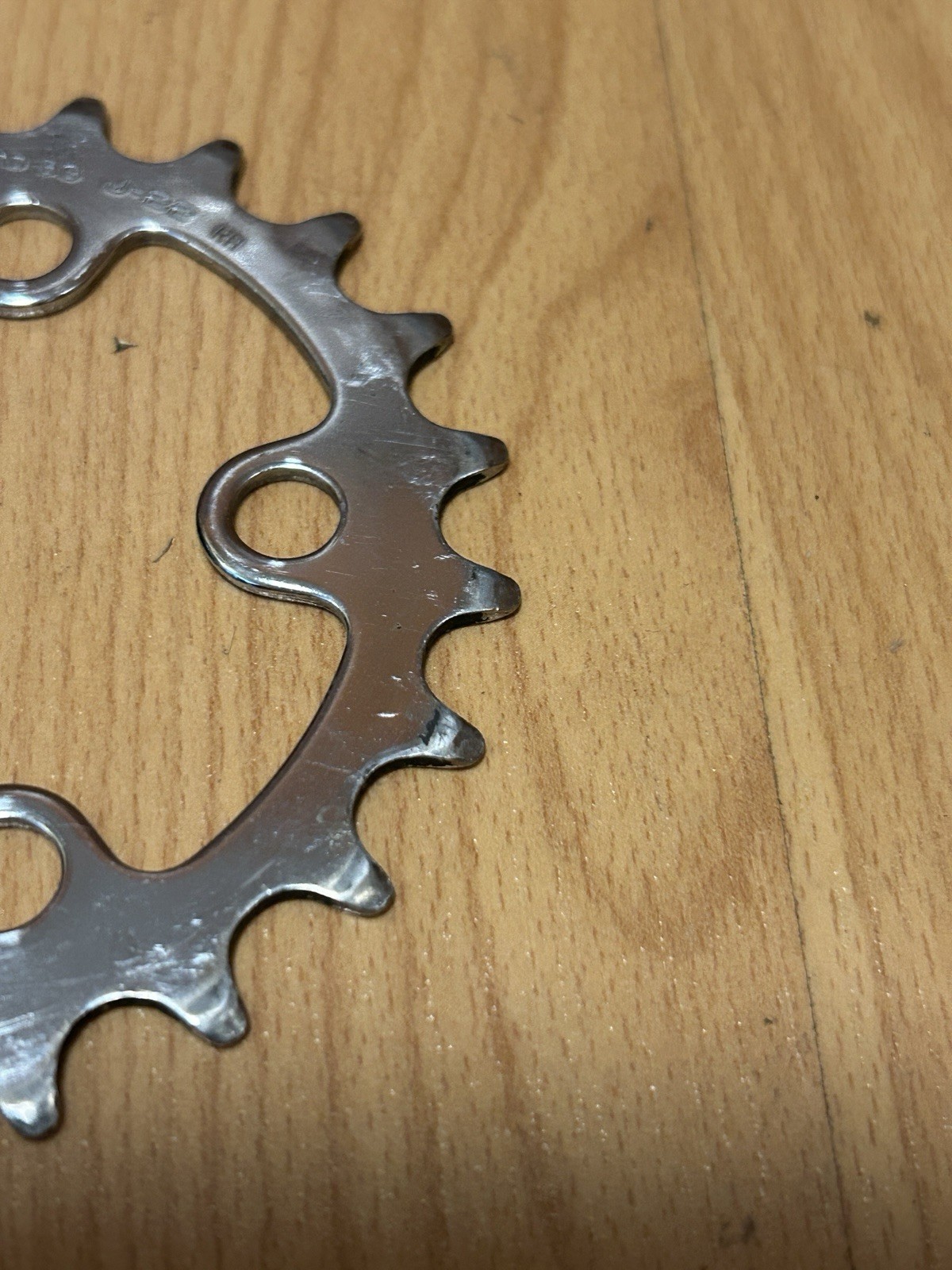Shimano SG Chainring 22T SG J-22 Silver Chrome Steel Triple Inner 58 BCD 90s MTB