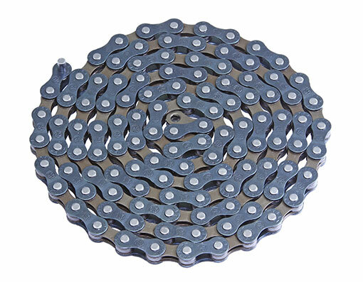 YBN CHAIN 1/2 X 3/32″ 116 Links S50 5, 6 , 7/SPEED NAVY/BLUE/BROWN CHAIN.