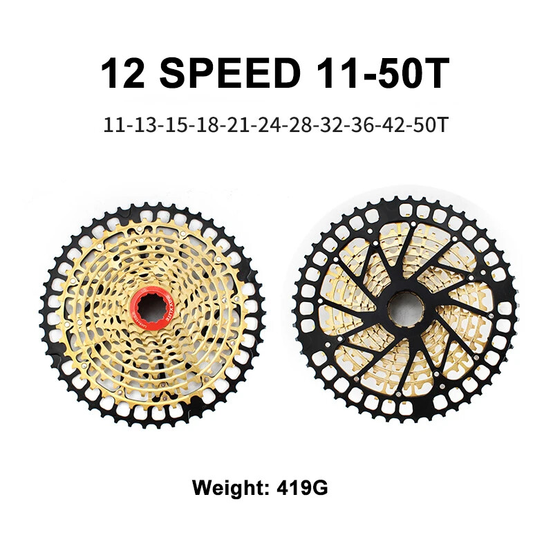 11 Speed 12Speed Bicycle Cassette Ultralight Freewheel HG MTB Cassette CNC Steel