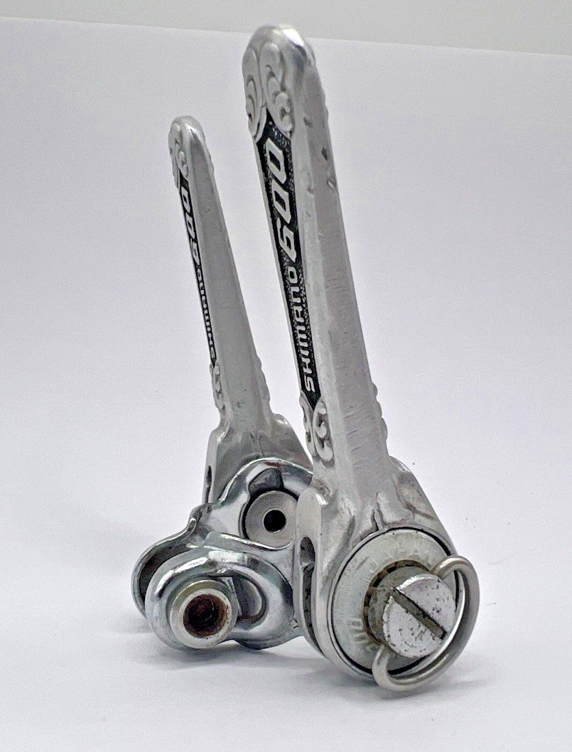 Vintage Shimano 600 Arabesque Downtube Friction Shifter Set Clamp On Road Japan