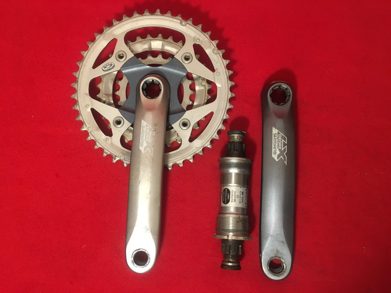 Shimano Deore LX FC-M571 175 Triple Crankset 22 / 32 / 44 Fits Cannondale Trek