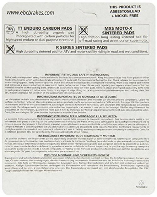 EBC FA368X Disc Brake Pad Set – EBC FA368X Disc Brake Pad Set