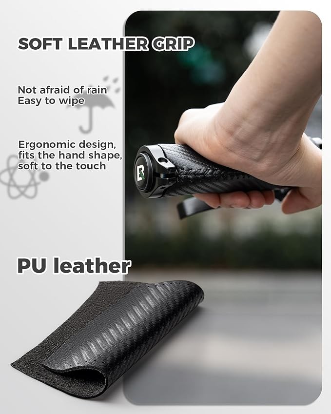ROCKBROS Bike Handlebar Grips Ergonomic Double Lock-on Non-Slip Cushioned Grips