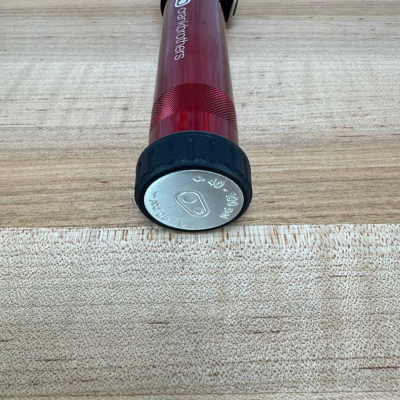 Light Use! Crankbrothers Gem Red Small Bike Frame Pump 153g