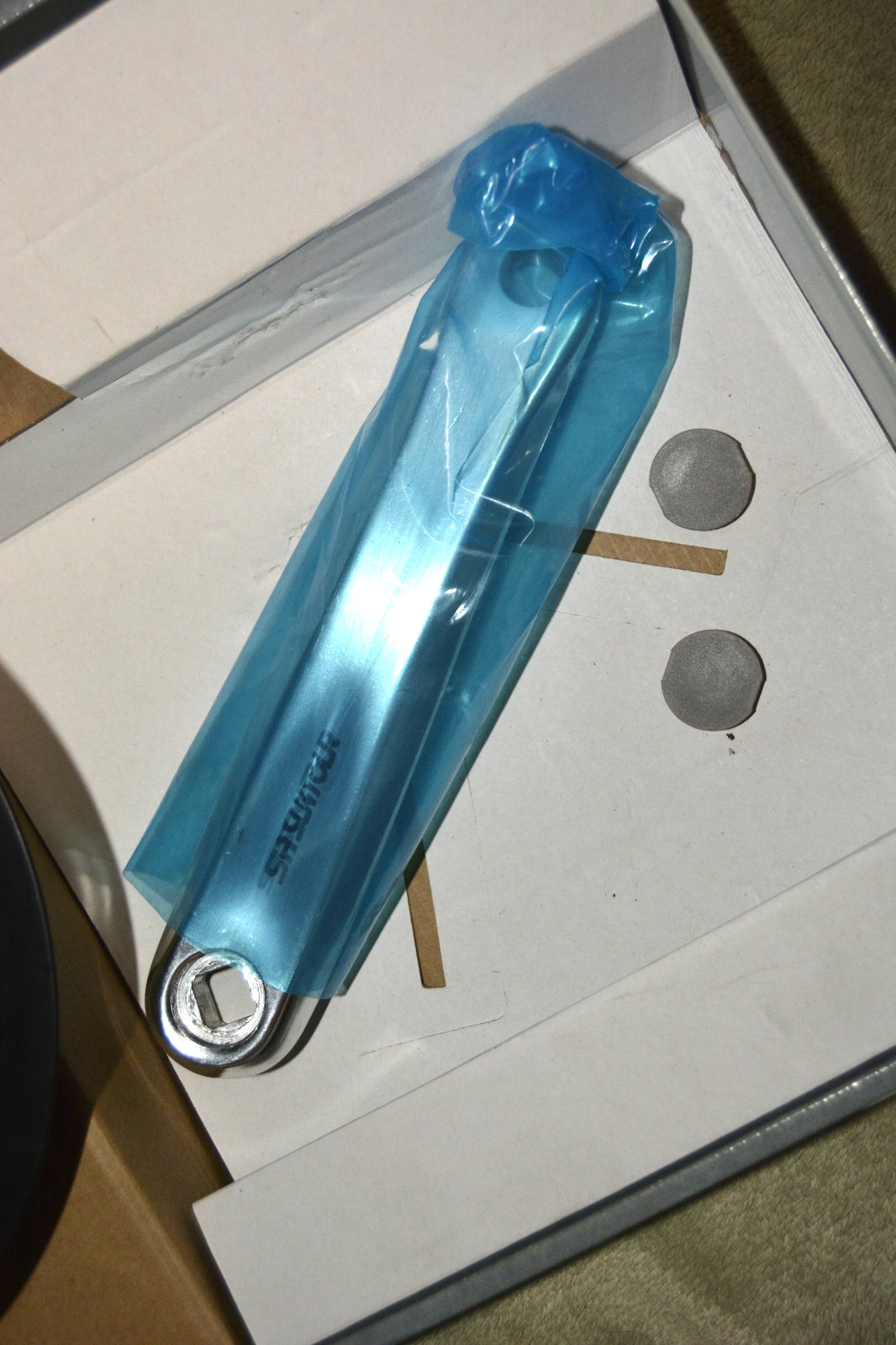 NOS SR Suntour SRST XCC Crankset 175×48/38/28 Square Taper -New-P/N 21573