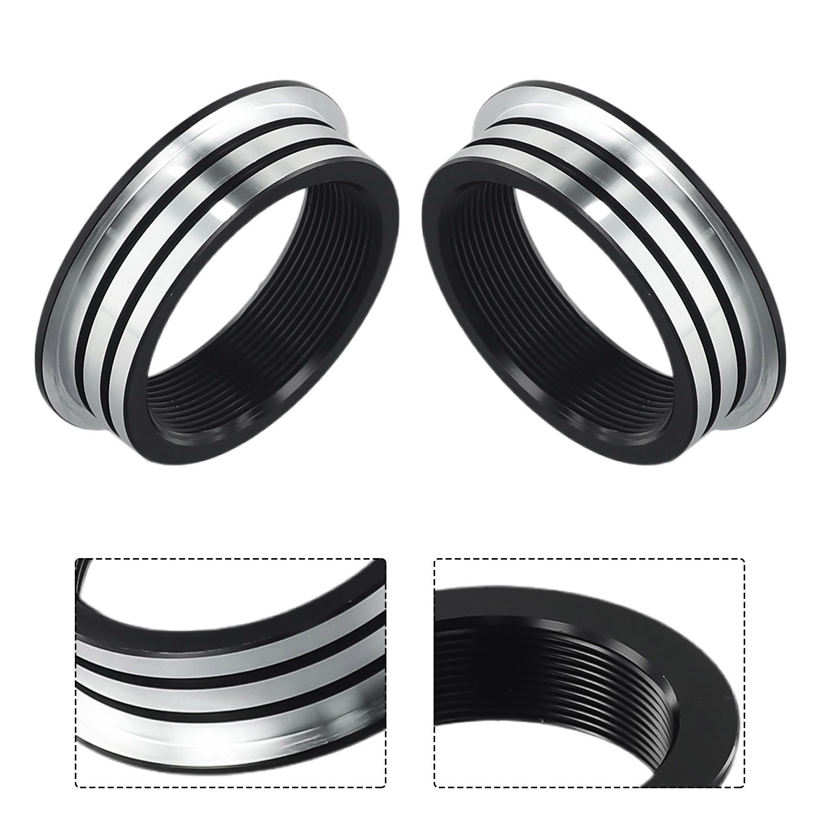 Bike Bicycle Bottom Bracket Conversion Adapter BB30 To BSA Converter 42mm New
