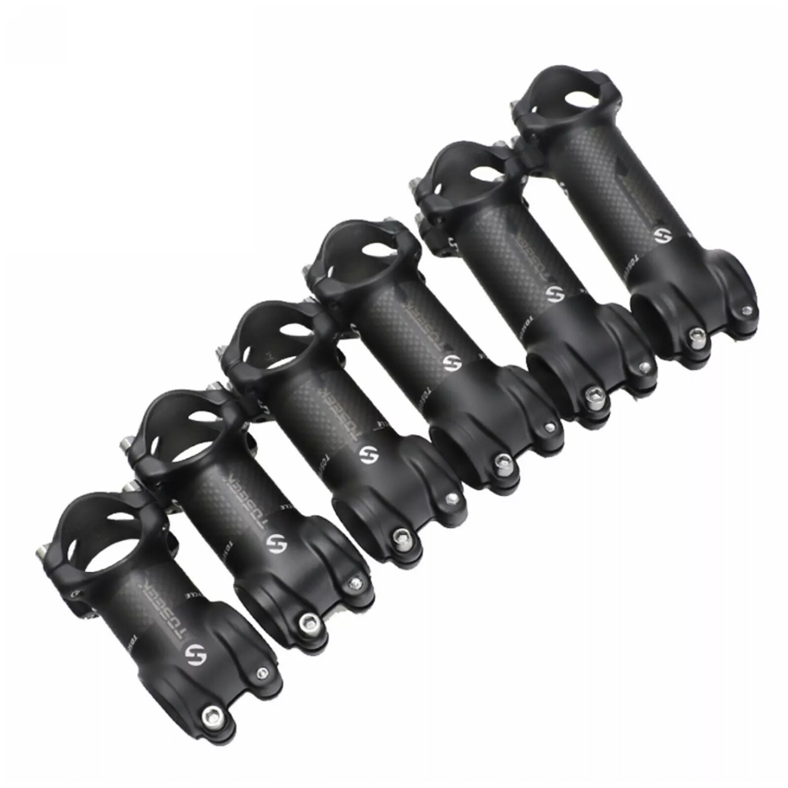 Carbon Fiber Bicycle Stem MTB Cycling Aluminum Road Bike Handlebar Stem 6°/17°