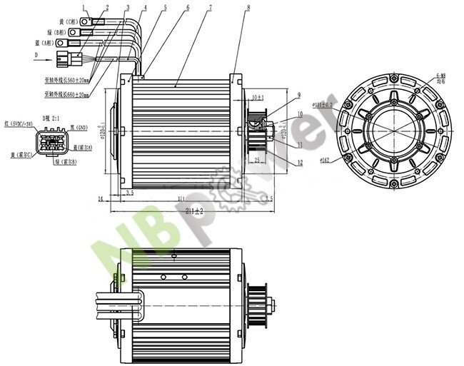 US Stock:QS138 90H V3 4000W middrive motor with ND72680 Fardriver controller kit