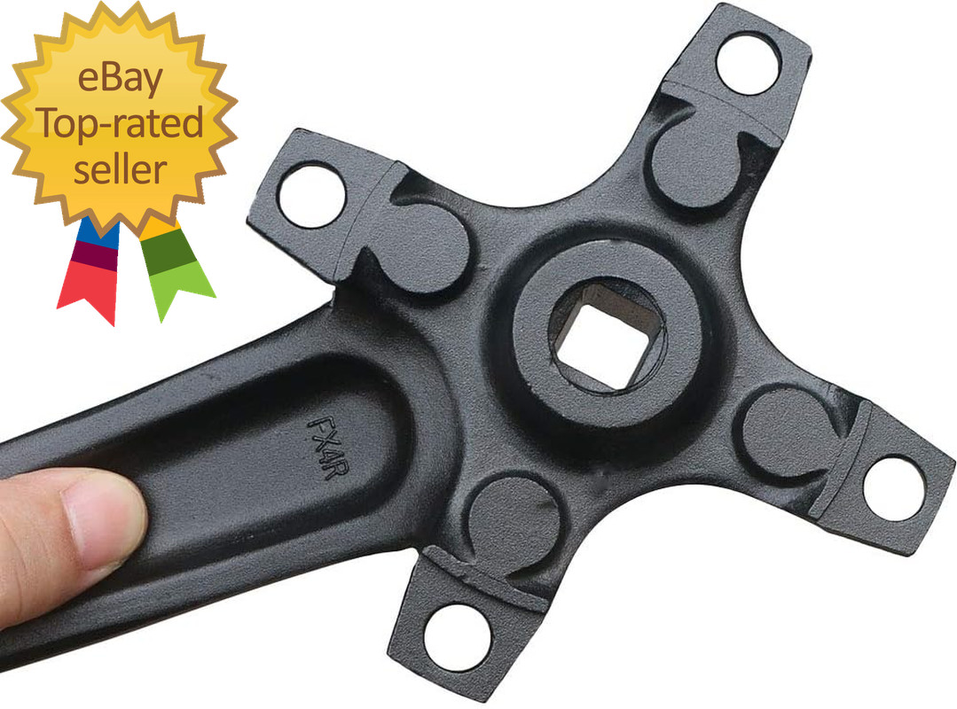 MTB Crank Arm Set 104 BCD Square Taper Mountain Bike Crankset 152Mm 165Mm 170Mm