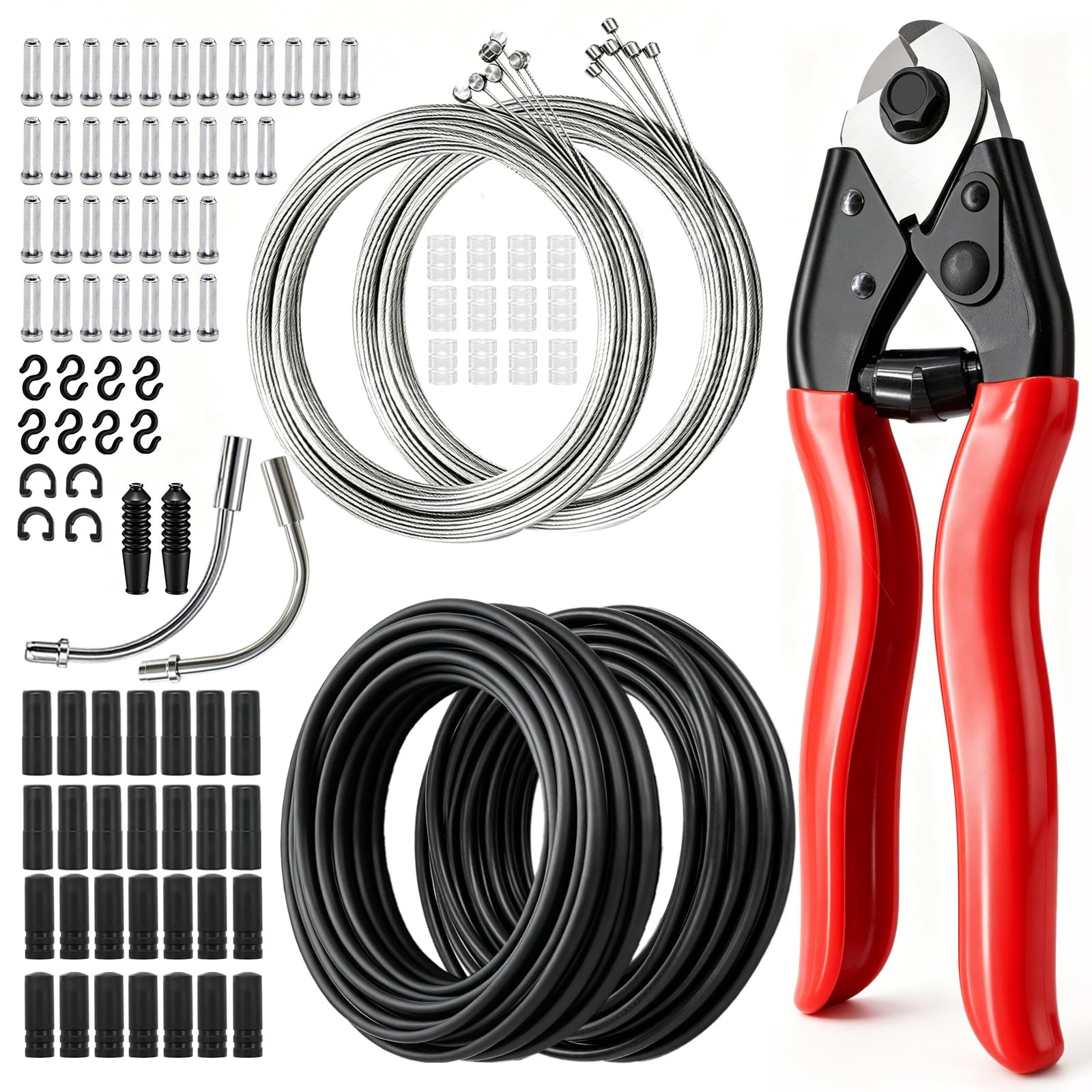 107PCS Universal Bike Cable Cutter Stainless Steel Bicycle Cable Cutter Bike …