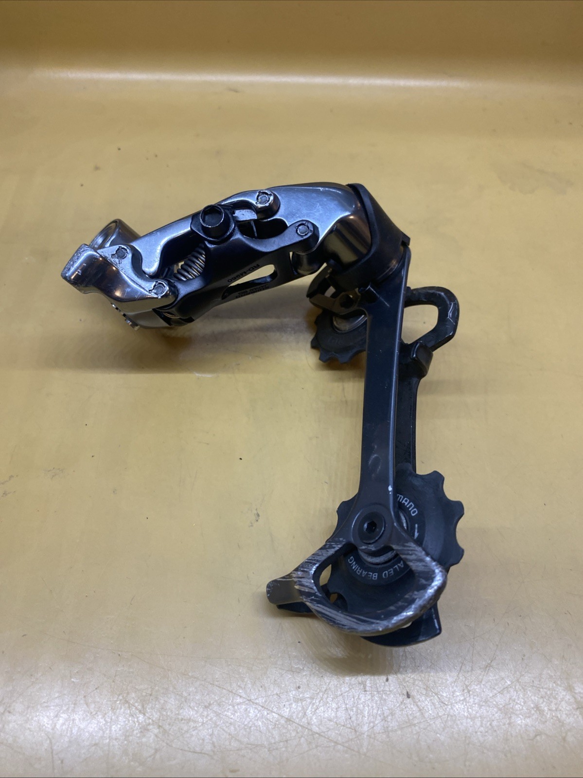 Gray Shimno XTR RD-M980 Rapid Rise Long Cage 9 Speed Rear Derailleur